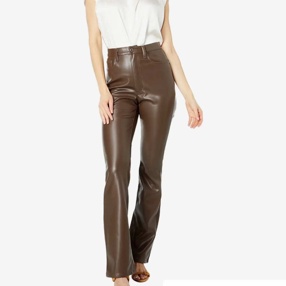 We Wore What Brown Leather Pants